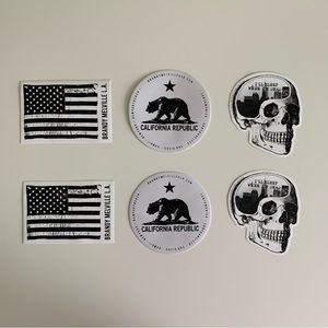 Brandy Melville Stickers | 3 Designs - CA, NY, USA